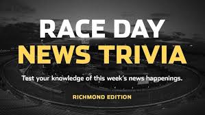13,743 sports quizzes and 137,430 sports trivia questions. Race Day News Trivia Talladega Superspeedway Spring 2021 Nascar