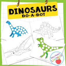 As a matter of fact, it's probably good that they are gone now because some of them were very dangerous species for humans. Dinosaur Coloring Sheet Dots Free Dinosaurs Do A Dot Printables Easy Peasy Learners Archy Anayelizavalacitycouncil Com
