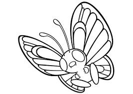 012 Butterfree High Quality Free Coloring From The Category Pokemon More Printable Pictures On Our W Pokemon Coloring Sheets Pokemon Coloring Pages Pokemon