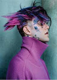 Lil Peep Poster Print D Various Size S Hairstyle Names Mario Testino V Magazine