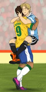 O brasil venceu por 4 x 1. Latin Hetalia Brazil X Argentina By Luzb On Deviantart