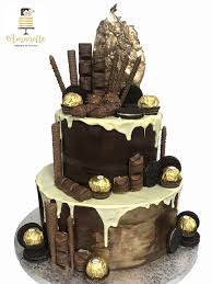 Ferrero Cake Drip Cake Chocolat Gourmandises Dripcakes Drip Cakes Novelty Birthday Cakes Cake