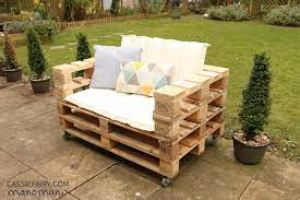 The first step to make this chair is to disassemble a pallet. Diy Pallet Chair The Handy Mano