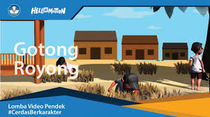 Kegiatan gotong royong di sekolah dasar in english. Gotong Royong Cerdasberkarakter Youtube