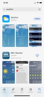 How Can I Re Install The Original Weather Apple Community
