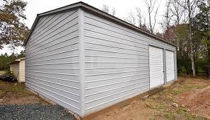 This material is generally used for roof overhangs and has an attractive appeal and good durability. Vertical Roof Style Garages Enclosed Vertical Steel Garages For Sale