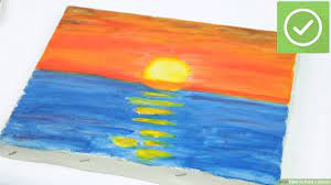 First we show the skyline. How To Paint A Sunset 13 Steps With Pictures Wikihow