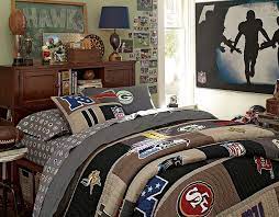 I Love The Pbteen Nfl Beadboard Bedroom On Pbteen Com Mens Room Decor Boys Bedrooms Bedroom Design