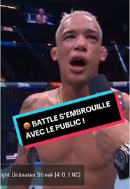 Bryan Battle s'embrouille avec le public après ses victoires