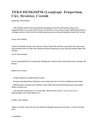 Lengkap dengan pengertian dan struktur teks deskripsi yang baik dan benar. Soal Mts Pdf