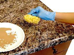 One of the major advantages of concrete over natural stones like granite is that it is much less expensive and can be produced easily. How To Paint Laminate Kitchen Countertops Diy