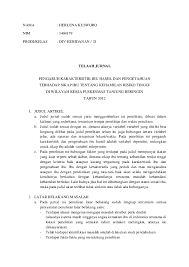 Astriyani rifatahari (012987) latar belakang : Doc Telaah Jurnal Herlena Herlena Kusworo Academia Edu