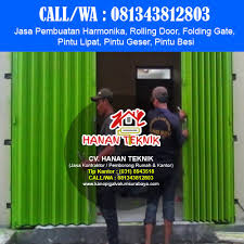Pemasangan pintu temperd n pintu harmonika bengkel las pintu harmonika ponorogo nirwana group adalah pusat pintu harmonika ponorogo terlengkap kualitas standar pabrikasi harga pintu harmonika solusi tepat untuk toko dan ruko anda. Pintu Harmonika Rolling Door Surabaya 081343812803 Wa
