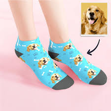 The #1 custom gift company (over 1m sold) made in and shipped from atlanta, ga. Custom Low Cut Ankle Socks Dog Myfacesocks