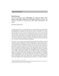 Studies philosophy, ethics, and philosophy of mind. Giovanna Borradori Ed Philosophy In A Time Of Terror Dialogues With Jurgen Habermas And Jacques Derrida Chicago And London University Of Chicago Press 2003 Isbn 0 226 06664 9 224 Pages German Law Journal Cambridge Core