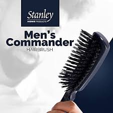 Essential hair brushes and combs. Stanley Home Products Essentials Men S Commander Hairbrush Nylon Though Bristles Use For Men S Wet Or Dry Short Hair Or Dry Long Hair Black Buy Online At Best Price In Uae