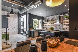 Get the best deal for kitchen industrial home furniture from the largest online selection at ebay.com. Gorgeous Kitchen In A Brick Clad Industrial Home La Ca 3600 X 2400 Roomporn