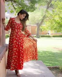 Considered as one of the most exquisite indian ethnic dresses, an anarkali suit, has been popular in indian fashion since the mughal emperor akbar's rule. These Fun Floral Print Anarkalis Will Take Down This Summer Keep Me Stylish