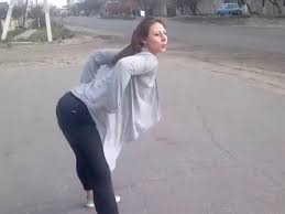 Twerking Girl Causes Head On Crash Between Car And Motorbike As Her Dancing In The Street Distracts Drivers World News Mirror Online