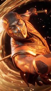 1920x1080 mortal kombat x wallpaper for iphone #sfe. Scorpion Mortal Kombat 11 4k Wallpaper 173