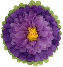 Here's a lovely assortment of paper flowers to make, i've organized them in a few sections for easier browsing: Tissue Paper Flower 18 Royal Purple Orchid Yellow