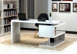 Your home for affordable new and used office furniture in houston and beyond. Zag White Lacquer Modern Office Desk Contemporary Office Desk