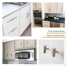 Not only do they feature different shapes carry the look throughout your home and elevate the simplicity of your kitchen with brushed nickel cabinet pulls. 2 Inch 50mm Kitchen Cabinet Knobs Brushed Nickel Lsj22bss Goldenwarm