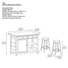 Create a kitchen design that is functional and attractive. Dorel Living Kelsey 3 Piece Kitchen Island Set In White And Oak Da7867