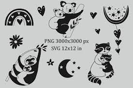 Download Mother And Baby Animal Clipart Mothers Day Svg By Elena By Art Thehungryjpeg Com