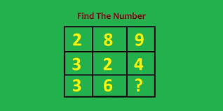 C) both a & b explanation:. Find The Missing Number In This Brain Teaser