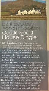 Press Reviews Castlewood House Dingle