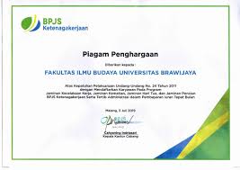 Fcs Ub Achieves Bpjs Ketenagakerjaan Award Faculty Of Cultural Studies