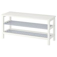 La sélection produits leroy merlin de ce mercredi au meilleur prix ! Tjusig Banc Avec Rangement Chaussures Blanc 108x50 Cm Ikea