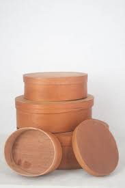 Vintage Oval Nesting Box Set Set Of 4 Box Tower Wood Etsy Vintage Hat Boxes Nesting Box Shaker Style