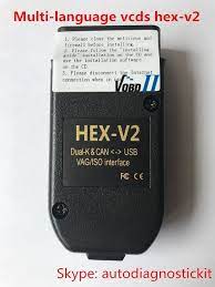 Multi Language Vcds Hex V2 Cable With 1 1 Original Factory Plan Is Available Support 13 Languages Feature With Ata6561 Can Fd Baud Rate 5m Usb Interface Obd