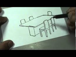 Encuentra mesa para dibujar en mercadolibre.com.mx! Dibuja Facil Un Comedor De 6 Puestos Dinning Room Drawing Youtube