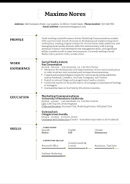 This way, job seekers can learn about the tools and technologies they need to know, and see how their skills and accomplishments stack up. Social Media Intern Resume Example Kickresume