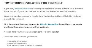 Trading with bitcoin revolution is simple. Beware The Bitcoin Revolution Scam With A Fake Clarkson Endorsement This Is Money
