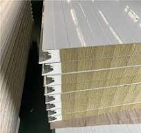 Polyurethane Edge Sealing Rock Wool Sandwich Panel for ...