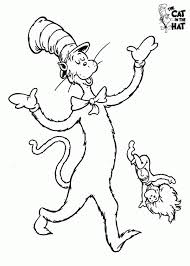 Look at the time for each of clock and tell your kids to draw the clock hands on the analog clock. Dr Seuss Coloring Pages Cat In The Hat Www Pavingmaze Com Coloring Home