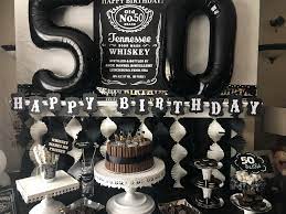 Top 5 wonderful 50th birthday ideas for your husband. Jack Daniels Themed Party Jack Daniels Birthday Jack Daniels Party Party Jack