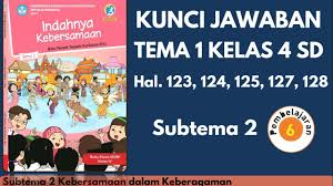 Maybe you would like to learn more about one of these? Kunci Jawaban Tema 1 Kelas 4 Halaman 123 124 125 127 Dan 128 Youtube