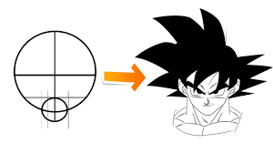 Learn how to draw anime simply by following the steps outlined in our video lessons. 5 Easy Steps To Draw Goku For Beginners Drawing Tutorial Youtube