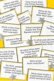 For a printable version of these questions and answers, click on the thumbnail. Free Printable New Year S Eve Trivia Hey Let S Make Stuff