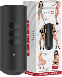 Amazon.com: New KIIROO Titan Interactive Vibrating Feel Pornstar Experience  Masturbator- Black : Health & Household