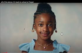 Huge Congrats to Face Forward Talent Ivy S. She is in the new Target Ad.  She has worked hard and her agent Jones Collective is AWESOME.