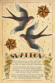 Swallow Tattoo Tattoo Flash Sheet Swallow Tattoo Sailor Jerry Tattoos