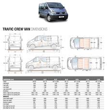 Renault Trafic Long Wheel Base Dimensions Van Amenage Vans