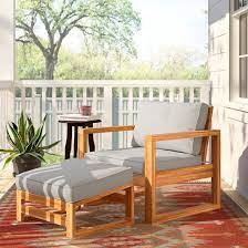 Maybe you would like to learn more about one of these? Sand Stable Norris Patio Chair With Cushion And Ottoman Reviews Wayfair