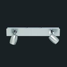 Rack deckenleuchten von helestra im online shop. Deckenstrahler In Nickel Matt 2 Flammig Wohnlicht